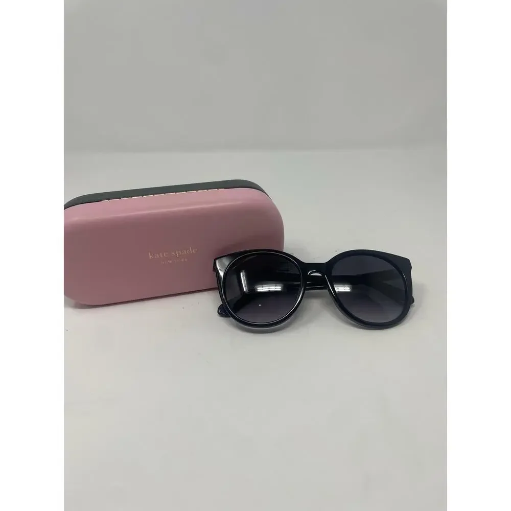 Kate Spade New York Cat Eye Sunglasses Akayla Black Grey 52 20 140